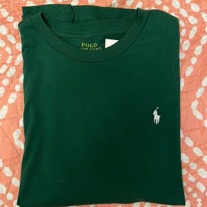 NWT - boys long sleeve Ralph Lauren polo shirt. Medium size 10/12